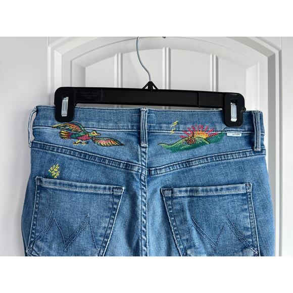 MOTHER The Mid Rise Dazzler Ankle - I wet my plants - Size 25 - Picture 6 of 9